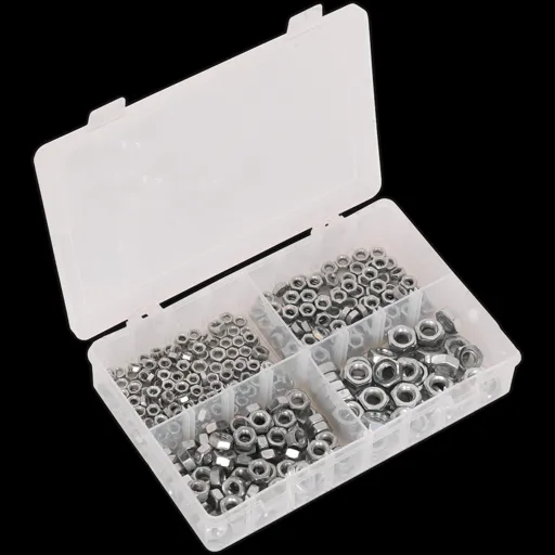 Sealey 370 Piece Steel Nut Assortment Metric