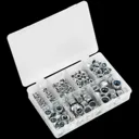 Sealey 255 Piece Nylon Lock Nut Assortment Metric