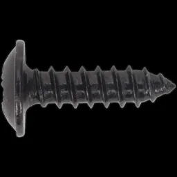Self Tapping Flange Head Pozi Screws Black - 3.5mm, 13mm, Pack of 100