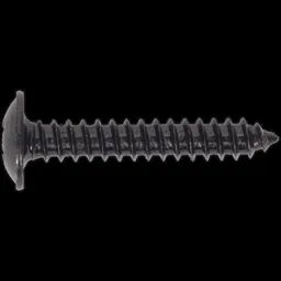 Self Tapping Flange Head Pozi Screws Black - 4.2mm, 25mm, Pack of 100