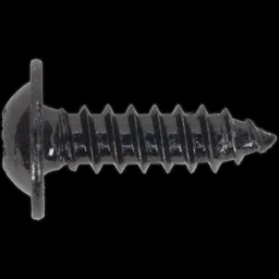 Self Tapping Flange Head Pozi Screws Black - 4.8mm, 16mm, Pack of 100