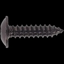 Self Tapping Flange Head Pozi Screws Black - 4.8mm, 19mm, Pack of 100