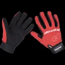 Sealey Premier Mechanics Padded Gloves - Red, XL