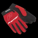 Sealey Premier Mechanics Padded Gloves - Red, XL