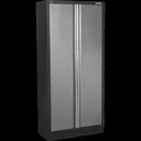 Sealey Superline Pro Modular Floor Cabinet 2 Door MSS System - Black / Grey