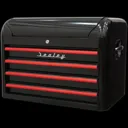 Sealey Premier Retro Style 4 Drawer Tool Chest - Black / Red
