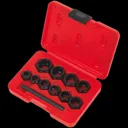 Sealey 10 Piece Spanner Type Bolt Extractor Set