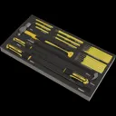 Siegen Tool Tray with Prybar, Hammer and Punch 23 Piece Set