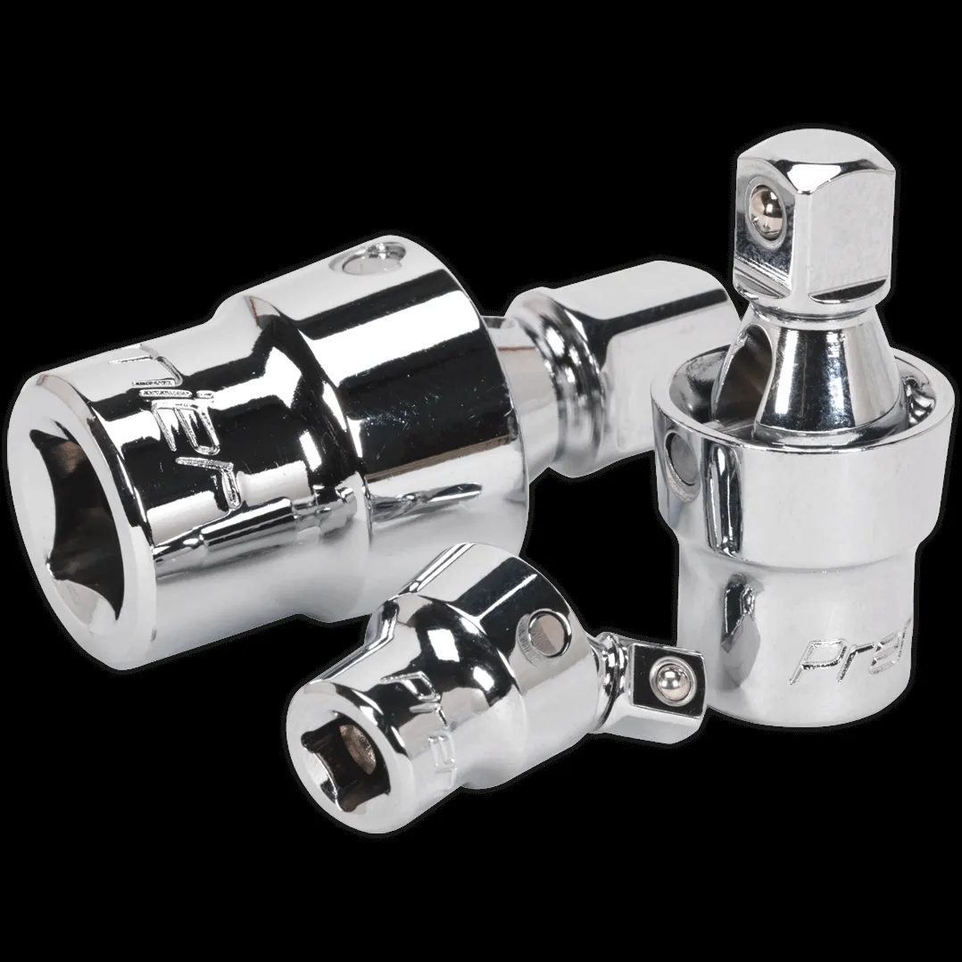 Sealey 3 Piece Universal Joint Set