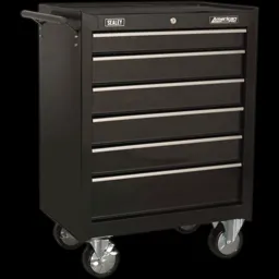 Sealey American Pro 6 Drawer Roller Cabinet - Black