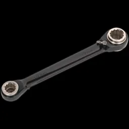 Sealey AK7979 Ratchet Ring Spanner 4-in-1 Reversible