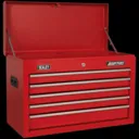 Sealey American Pro Tool Chest + 230 Piece Tool Kit - Red