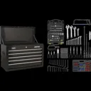 Sealey American Pro Tool Chest + 230 Piece Tool Kit - Black