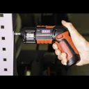 Sealey CP36MS 3.7v Cordless Quick Select Screwdriver - 1 x 1.3ah Integrated Li-ion, USB Charger, No Case