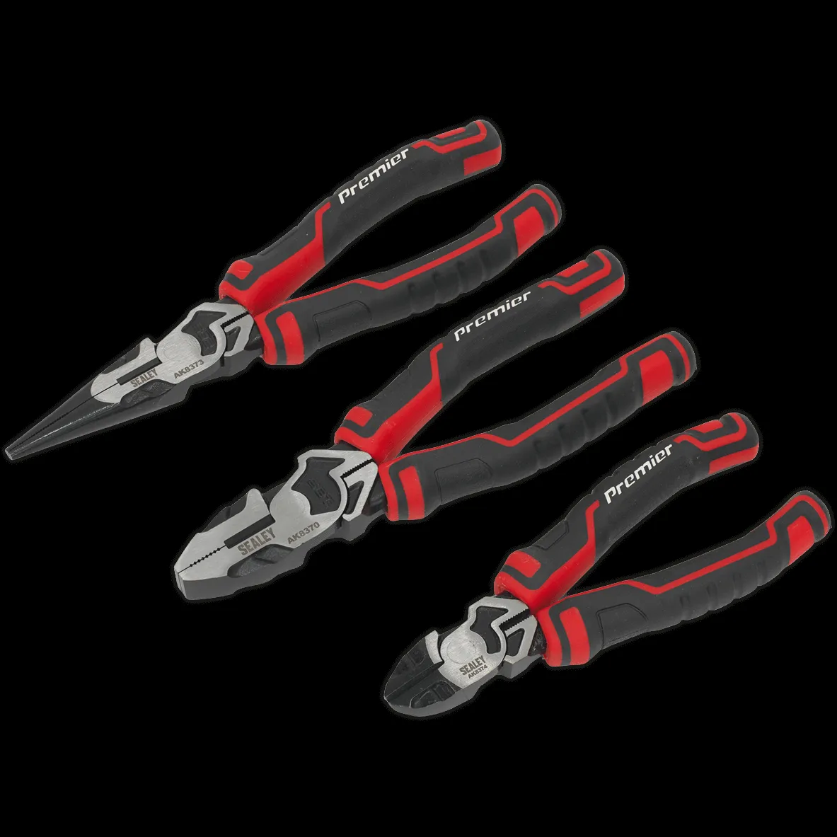 Sealey AK8376 3 Piece High Leverage Plier Set