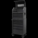 Sealey Superline Black Edition 9 Drawer Roller Cabinet and Tool Chest - Black