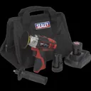 Sealey CP1205 12v Cordless Polisher 71mm - 2 x 1.5ah Li-ion, Charger, Bag