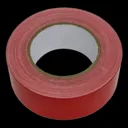 Sealey Duct Tape - Red, 50mm, 50m
