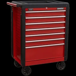 Sealey AP3407 7 Drawer Roller Cabinet - Red