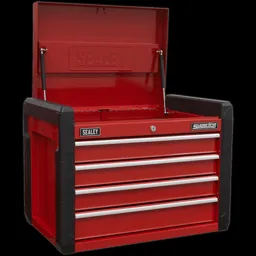 Sealey AP3401 4 Drawer Tool Chest - Red