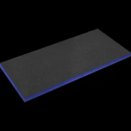 Sealey Blue Easy Peel Shadow Foam for Tool Chests and Cabinets - 1200mm, 550mm, 50mm