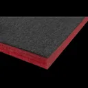 Sealey Red Easy Peel Shadow Foam for Tool Chests and Cabinets - 1200mm, 550mm, 30mm