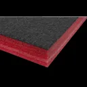 Sealey Red Easy Peel Shadow Foam for Tool Chests and Cabinets - 1200mm, 550mm, 50mm