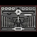 Sealey 28 Piece Tap and Die Set Imperial BSW