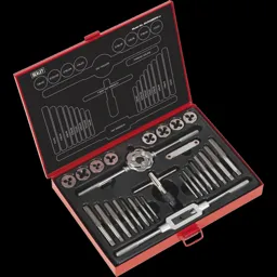 Sealey 28 Piece Tap and Die Set Imperial BSW