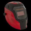 Sealey Auto Darkening Welding Helmet - Red