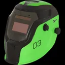 Sealey Auto Darkening Welding Helmet - Green
