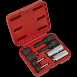 Sealey 8 Piece 1/2" Drive Diesel Injector Repair Socket Set - 1/2"