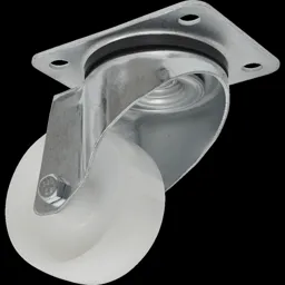Sealey Swivel Plate Castor White Polyamide - 80mm