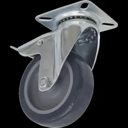 Sealey Swivel Plate Total Lock Castor Grey - 75mm