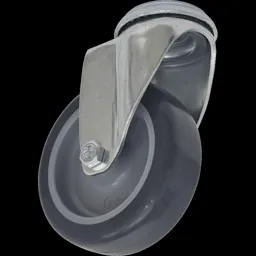 Sealey Bolt Hole Swivel Castor Grey - 75mm