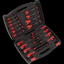 Sealey 18 Piece VDE Insulated Open End Spanner Set