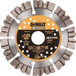 DeWalt Extreme Runtime 125mm Diamond Blade For Wall Chaser - 125mm