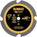 DeWalt 115mm PCD Fibre Cement Saw Blade For DCS571 - 115mm, 4T, 9.5mm