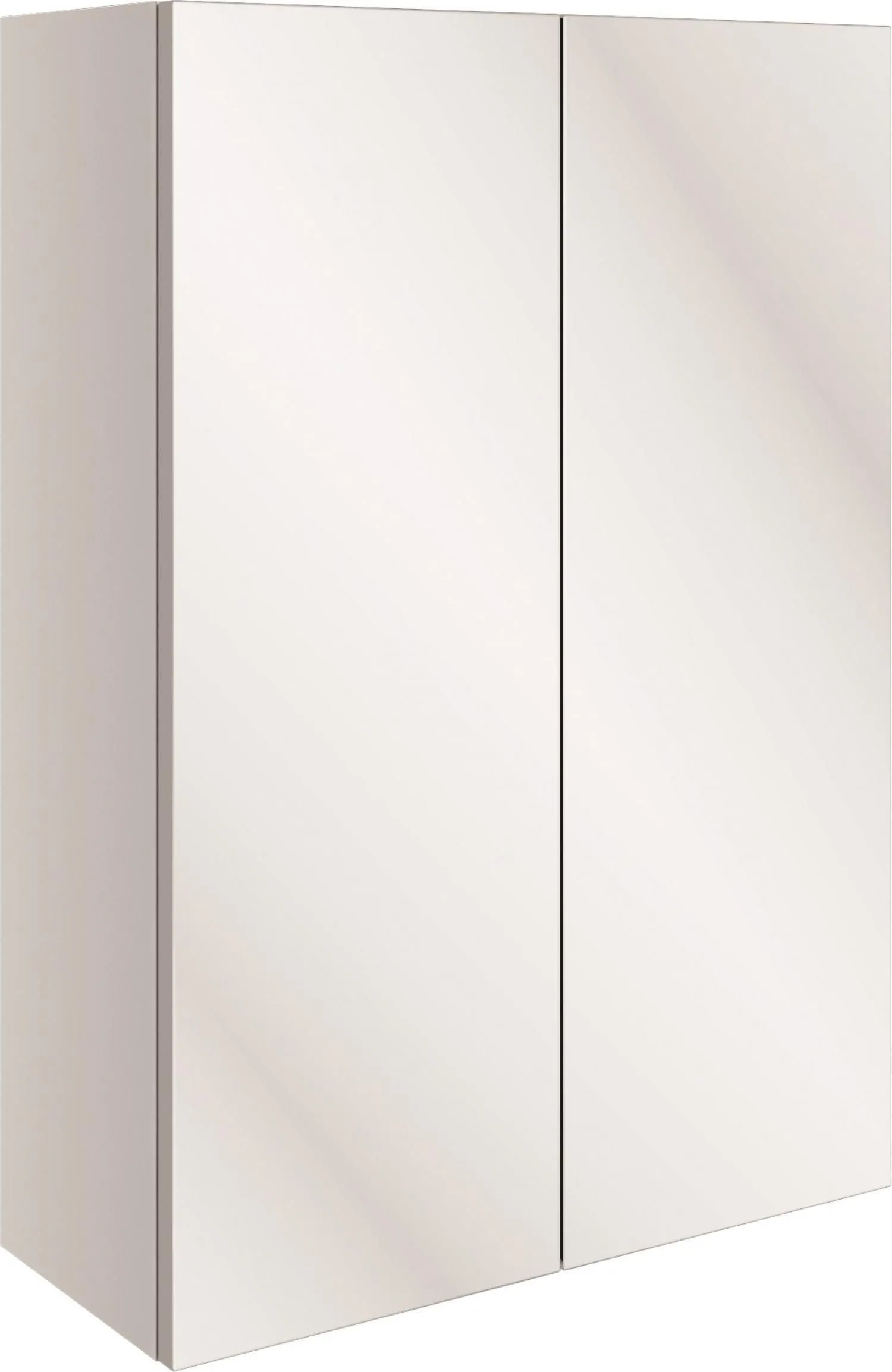 BTL Valesso Mirrored Unit H720 x W600 x D218mm White Gloss