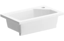 BTL Valesso Compact Inset Basin H120 x W430 x D260mm White