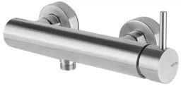Vema Tiber Wall Mounted Single Outlet Bar Valve Shower Mixer  Stainless Steel