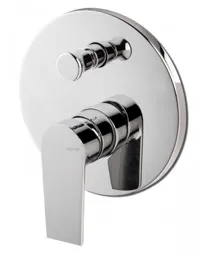 Vema Timea Built-In Two Outlet Shower Mixer & Diverter  Chrome