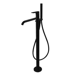 BTL Timea Vema Floor Standing Bath/Shower Mixer  - Matt Black