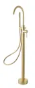 BTL Pesca Floor Standing Bath/Shower Mixer - Brushed Brass