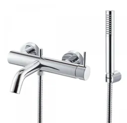 BTL Maira Brass Bath Shower Mixer - Chrome