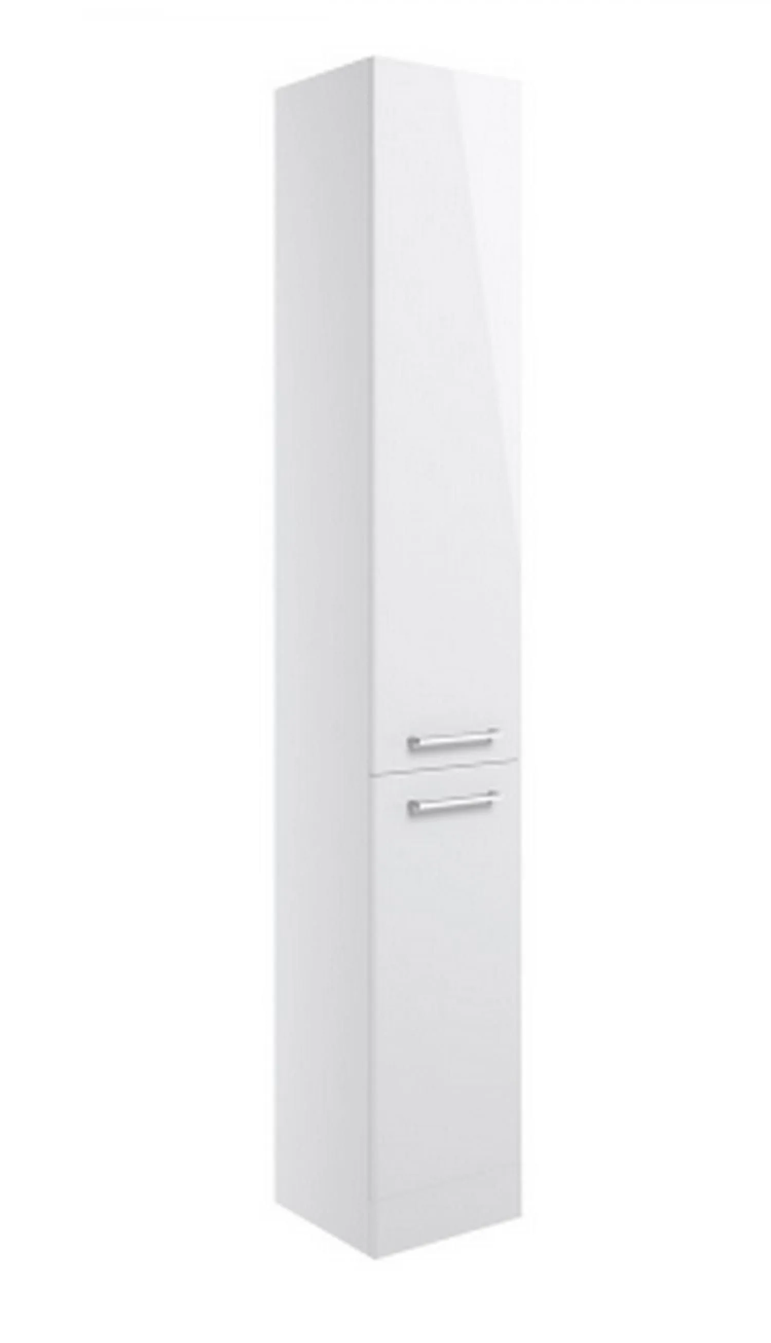 BTL Venosa Floor Standing 2 Door Tall Unit 350mm White Gloss