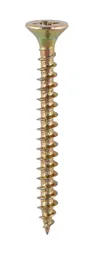 TIMco Solo Woodscrew PZ2 Countersunk 3.5mm x 25mm Zinc Yellow Passivated Box of 200