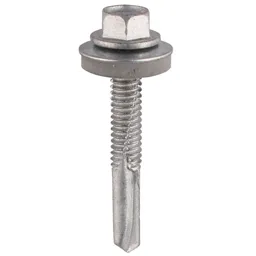 Hex Head Self Drill Screws for Heavy Section Steel EPDM Washers - 5.5mm, 65mm, Pack of 100