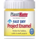 Plastikote Fast Dry Enamel Paint - Buttercup Yellow, 59ml