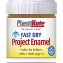 Plastikote Fast Dry Enamel Paint - Nut Brown, 59ml